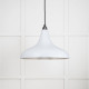 Smooth Nickel Frankley Pendant Light  in Birch