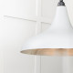 Smooth Nickel Frankley Pendant Light  in Birch