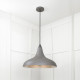 Smooth Nickel Frankley Pendant Light  in Bluff