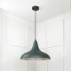 Smooth Nickel Frankley Pendant Light  in Dingle
