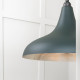 Smooth Nickel Frankley Pendant Light  in Dingle
