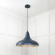 Smooth Nickel Frankley Pendant Light  in Dusk