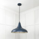 Smooth Nickel Frankley Pendant Light  in Dusk
