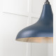 Smooth Nickel Frankley Pendant Light  in Dusk