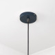 Smooth Nickel Frankley Pendant Light  in Dusk