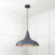 Smooth Nickel Frankley Pendant Light  in Slate