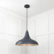 Smooth Nickel Frankley Pendant Light  in Soot