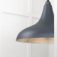 Smooth Nickel Frankley Pendant Light  in Soot