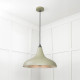 Smooth Nickel Frankley Pendant Light  in Tump