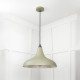 Smooth Nickel Frankley Pendant Light  in Tump