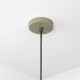 Smooth Nickel Frankley Pendant Light  in Tump
