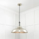 Smooth Nickel Frankley Pendant Light