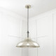 Smooth Nickel Frankley Pendant Light
