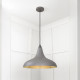 Smooth Brass Frankley Pendant Light  in Bluff