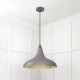 Smooth Brass Frankley Pendant Light  in Bluff
