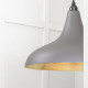 Smooth Brass Frankley Pendant Light  in Bluff