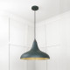 Smooth Brass Frankley Pendant Light  in Dingle