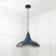 Smooth Brass Frankley Pendant Light  in Dusk