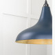 Smooth Brass Frankley Pendant Light  in Dusk