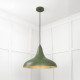 Smooth Brass Frankley Pendant Light  in Heath