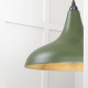 Smooth Brass Frankley Pendant Light  in Heath