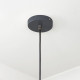 Smooth Brass Frankley Pendant Light  in Slate