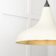 Smooth Brass Frankley Pendant Light  in Teasel