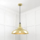 Smooth Brass Frankley Pendant Light