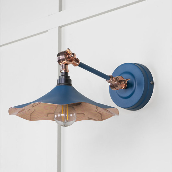Smooth Copper Flora Wall Light in Upstream