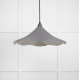 Smooth Nickel Flora Pendant Light  in Bluff