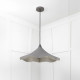 Smooth Nickel Flora Pendant Light  in Bluff