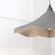 Smooth Nickel Flora Pendant Light  in Bluff