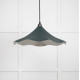 Smooth Nickel Flora Pendant Light  in Dingle