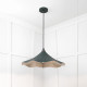 Smooth Nickel Flora Pendant Light  in Dingle