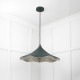 Smooth Nickel Flora Pendant Light  in Dingle