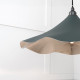 Smooth Nickel Flora Pendant Light  in Dingle