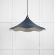 Smooth Nickel Flora Pendant Light  in Dusk