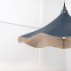 Smooth Nickel Flora Pendant Light  in Dusk