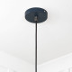 Smooth Nickel Flora Pendant Light  in Dusk