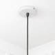 Smooth Nickel Flora Pendant Light  in Flock
