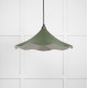 Smooth Nickel Flora Pendant Light  in Heath
