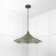 Smooth Nickel Flora Pendant Light  in Heath
