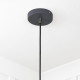 Smooth Nickel Flora Pendant Light  in Slate
