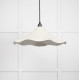 Smooth Nickel Flora Pendant Light  in Teasel