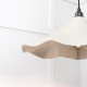 Smooth Nickel Flora Pendant Light  in Teasel
