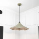 Smooth Nickel Flora Pendant Light  in Tump