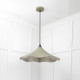 Smooth Nickel Flora Pendant Light  in Tump