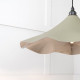 Smooth Nickel Flora Pendant Light  in Tump