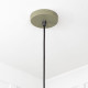 Smooth Nickel Flora Pendant Light  in Tump