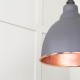 Smooth Copper Brindley Cluster Pendant Light in Bluff
